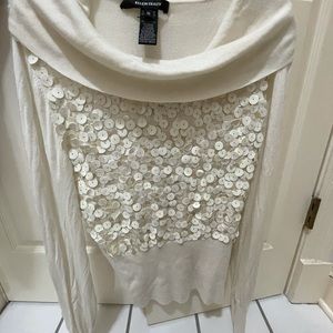 Cream dressy sweater